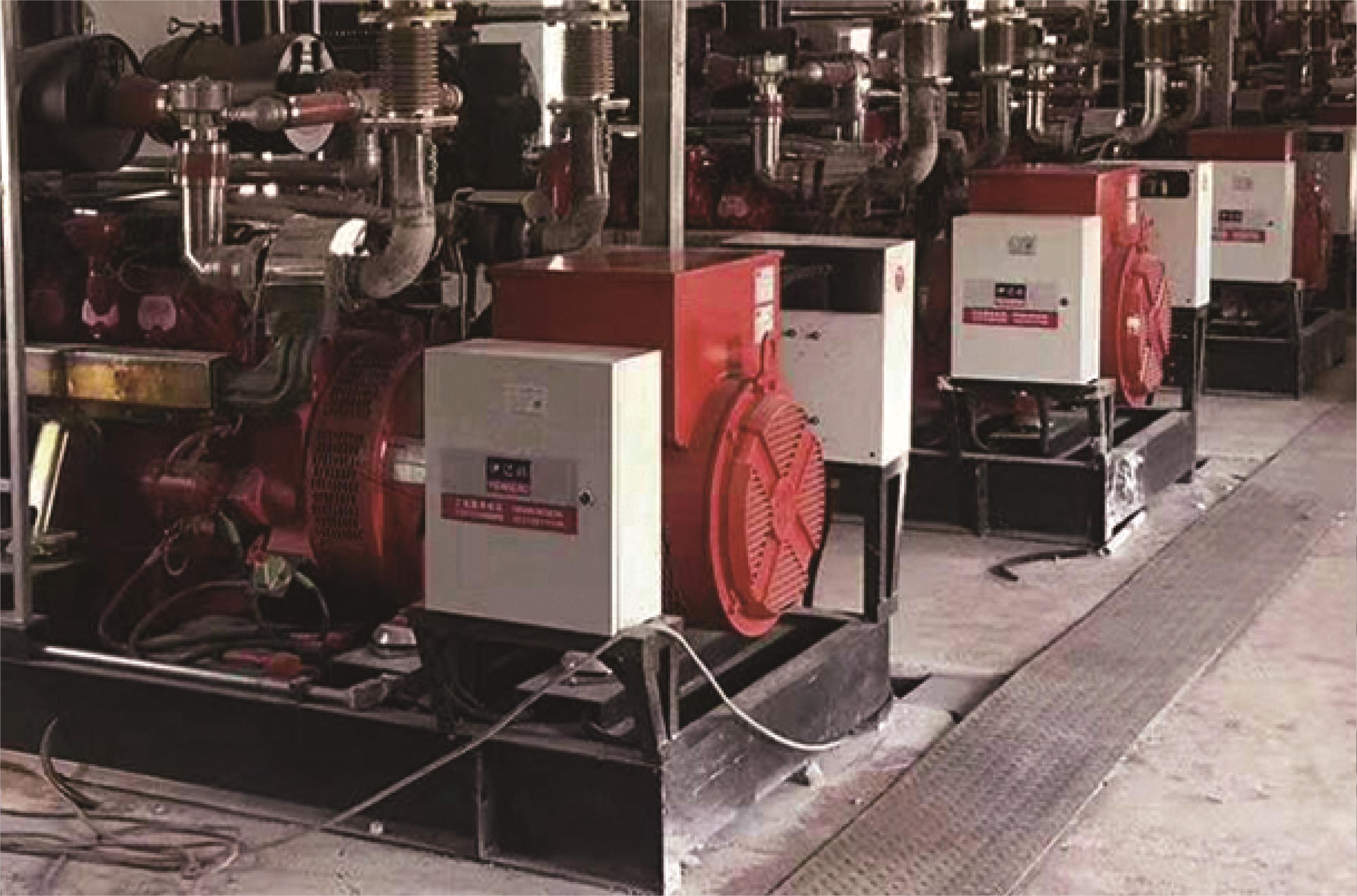 陕北中石化天然气发电站项目（斗山配PA视讯游戏10台200KW）